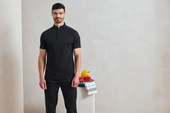 Polo de cuisinier Coolchecker Essential à manches courtes 2