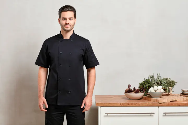 Veste de cuisine manches courtes 5
