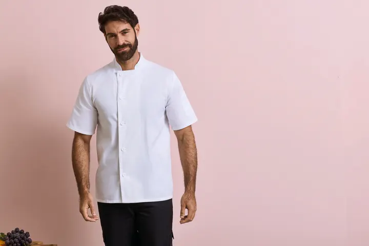 Veste chef cuisinier manches courtes "Essential" 3