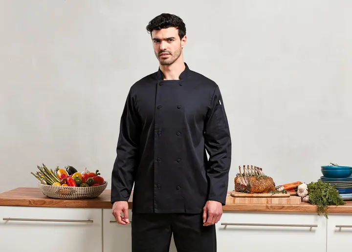 Langärmelige Kochjacke Coolchecker® 2