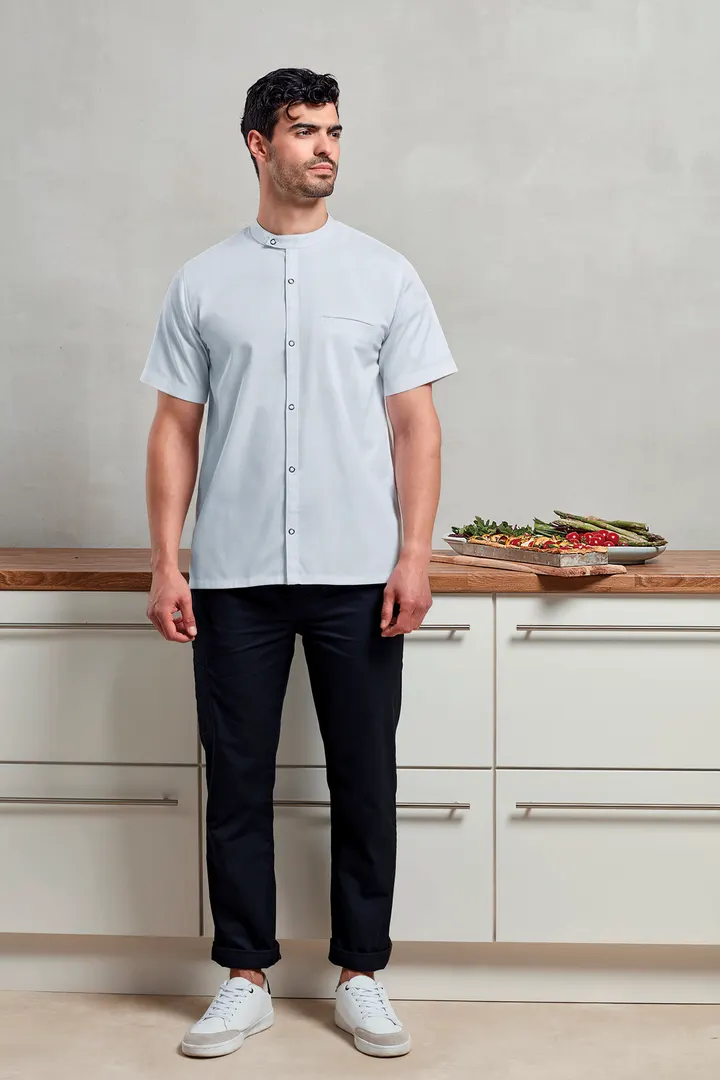 Veste chef cuisinier manches courtes 4