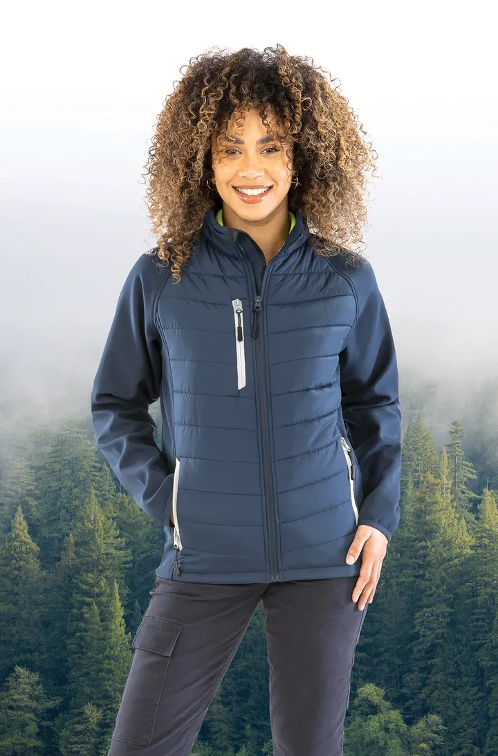 Veste softshell rembourrée black compass recyclée 3