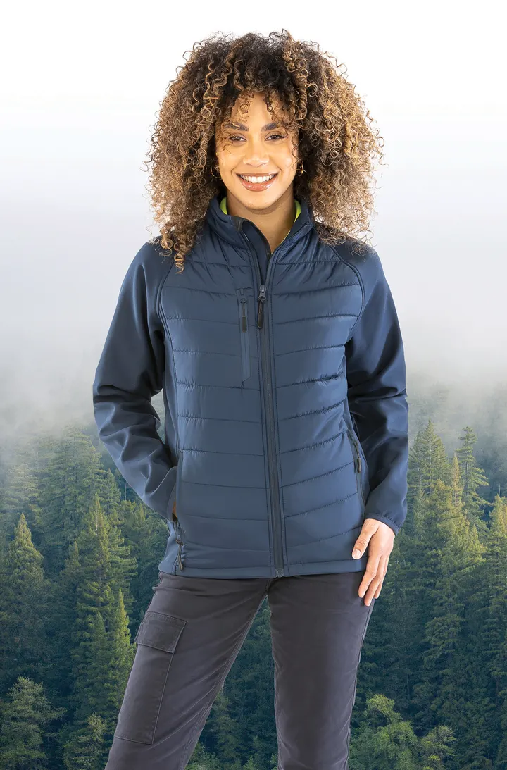 Veste softshell rembourrée black compass recyclée 5