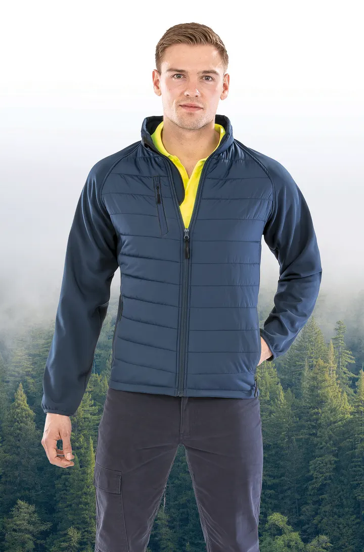 Veste softshell rembourrée black compass recyclée 6