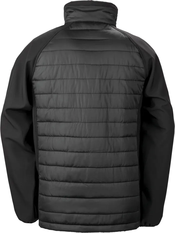 Veste softshell rembourrée black compass recyclée 2