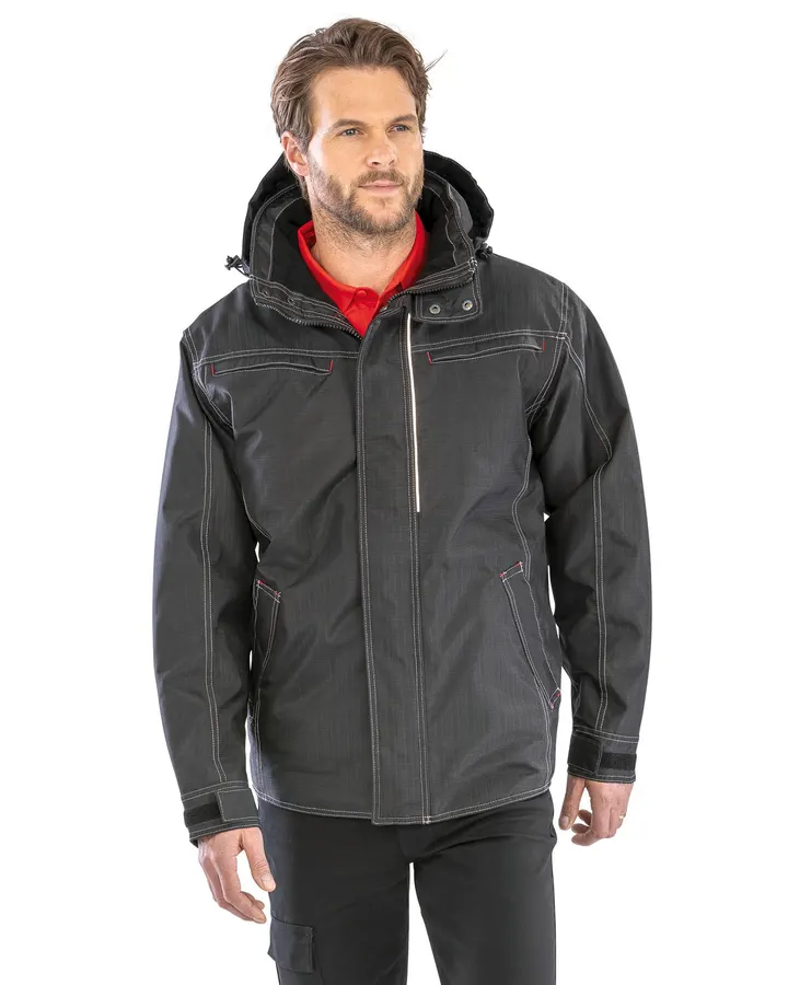 Robuster Parka Denim-Optik 1