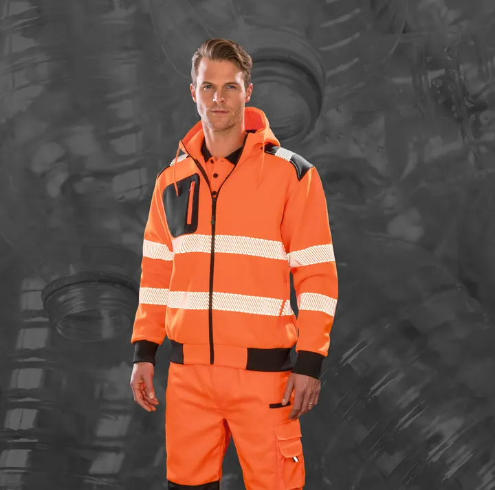 Recyceltes Sicherheits-Kapuzensweatshirt 1