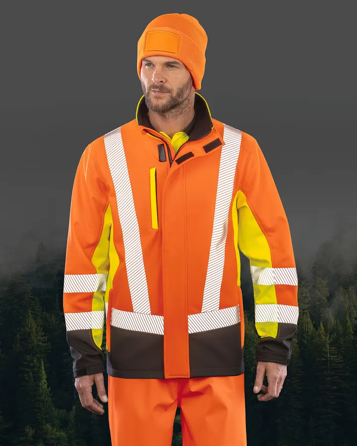 Veste softshell de sécurité recyclé 3 couches 2