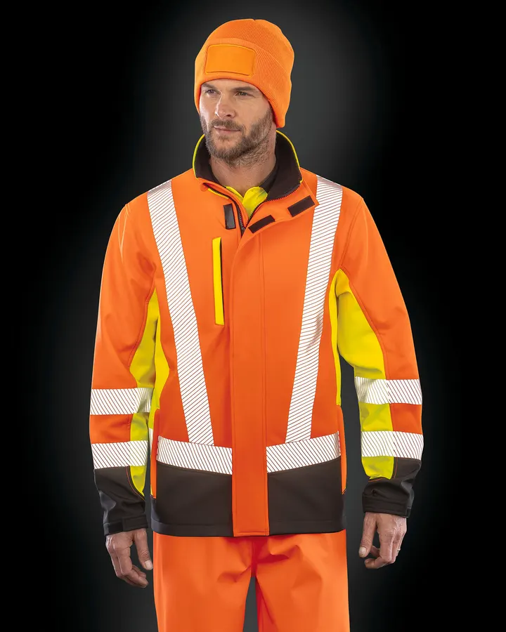 Veste softshell de sécurité recyclé 3 couches 3