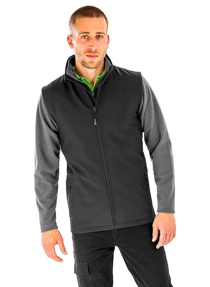 Recycelter Softshell-Bodywarmer für Herren 1