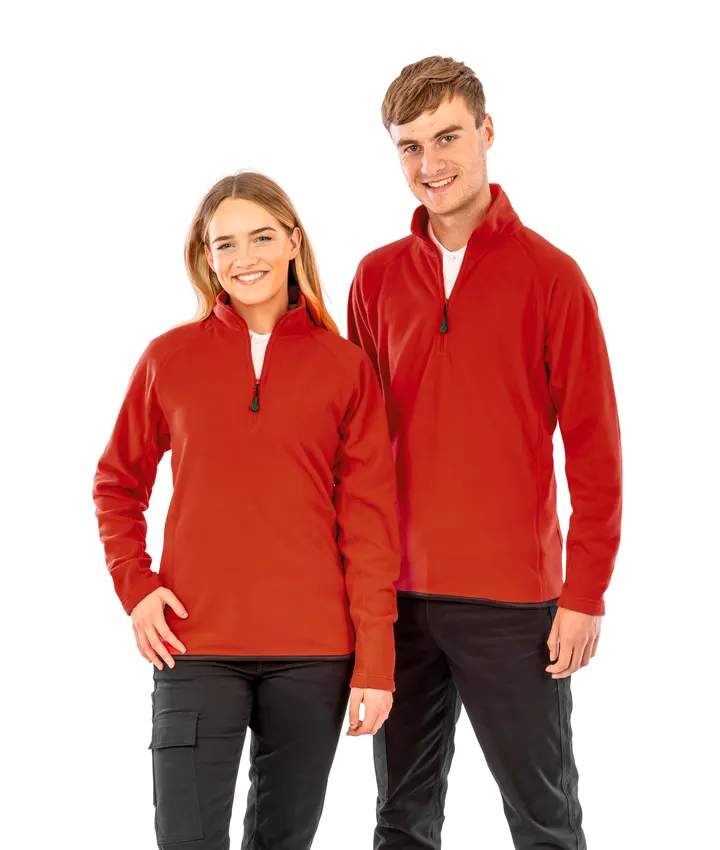 Recycelter Mikrofleece mit Reißverschlusskragen 1