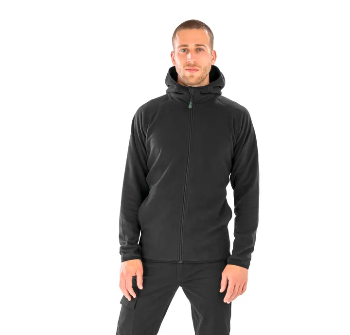 Kapuzenjacke aus recyceltem Mikrofleece 2