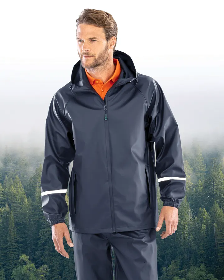 Veste imperméable Prism PU avec bandes réfléchissantes 13