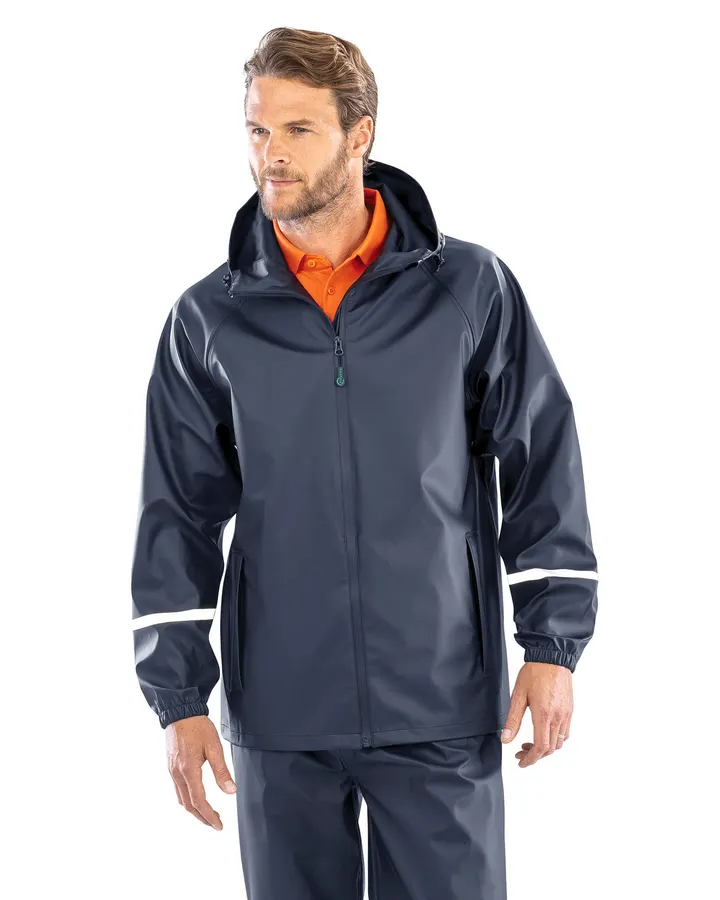 Veste imperméable Prism PU avec bandes réfléchissantes 14