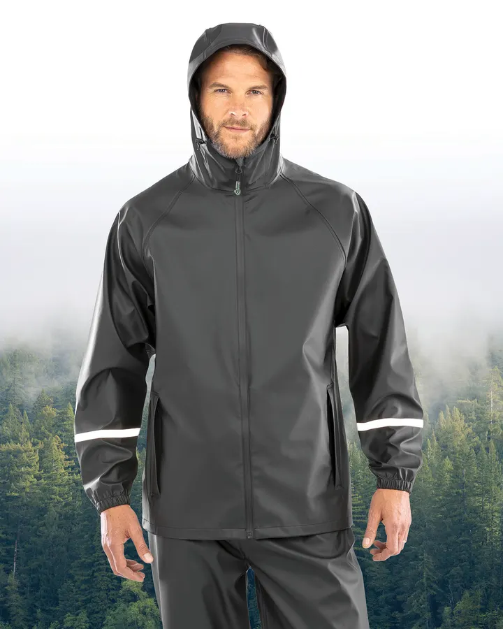 Veste imperméable Prism PU avec bandes réfléchissantes 2
