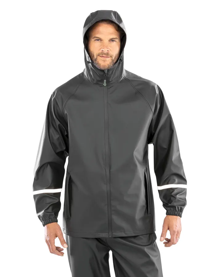 Veste imperméable Prism PU avec bandes réfléchissantes 3