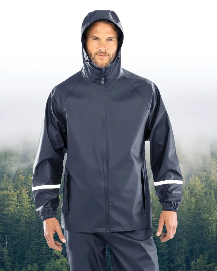 Veste imperméable Prism PU avec bandes réfléchissantes 8
