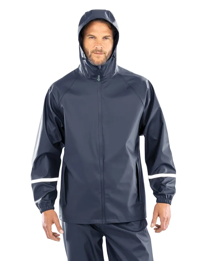 Veste imperméable Prism PU avec bandes réfléchissantes 9