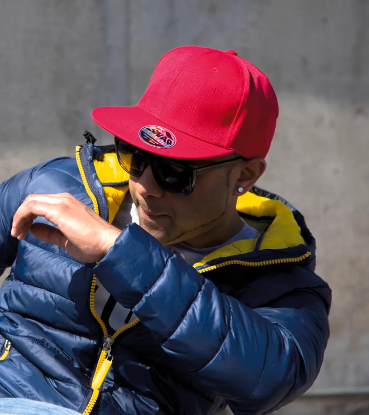Bronx Original Flat Peak Snapback Cap 2