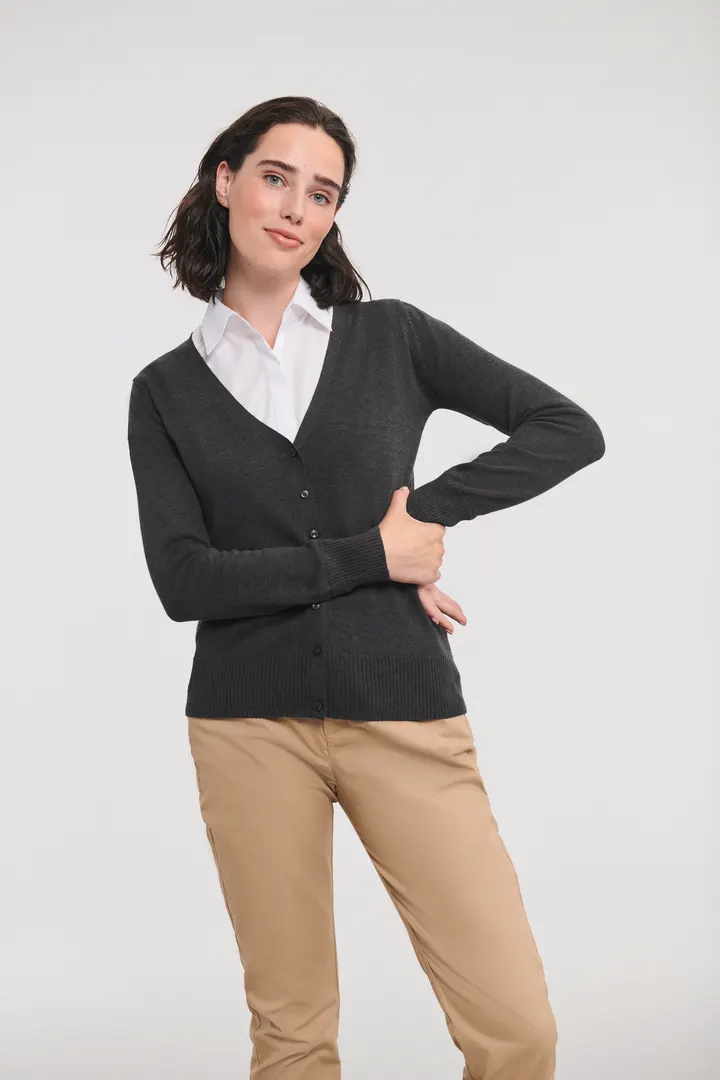 Ladies' V-neck Knitted Cardigan 4
