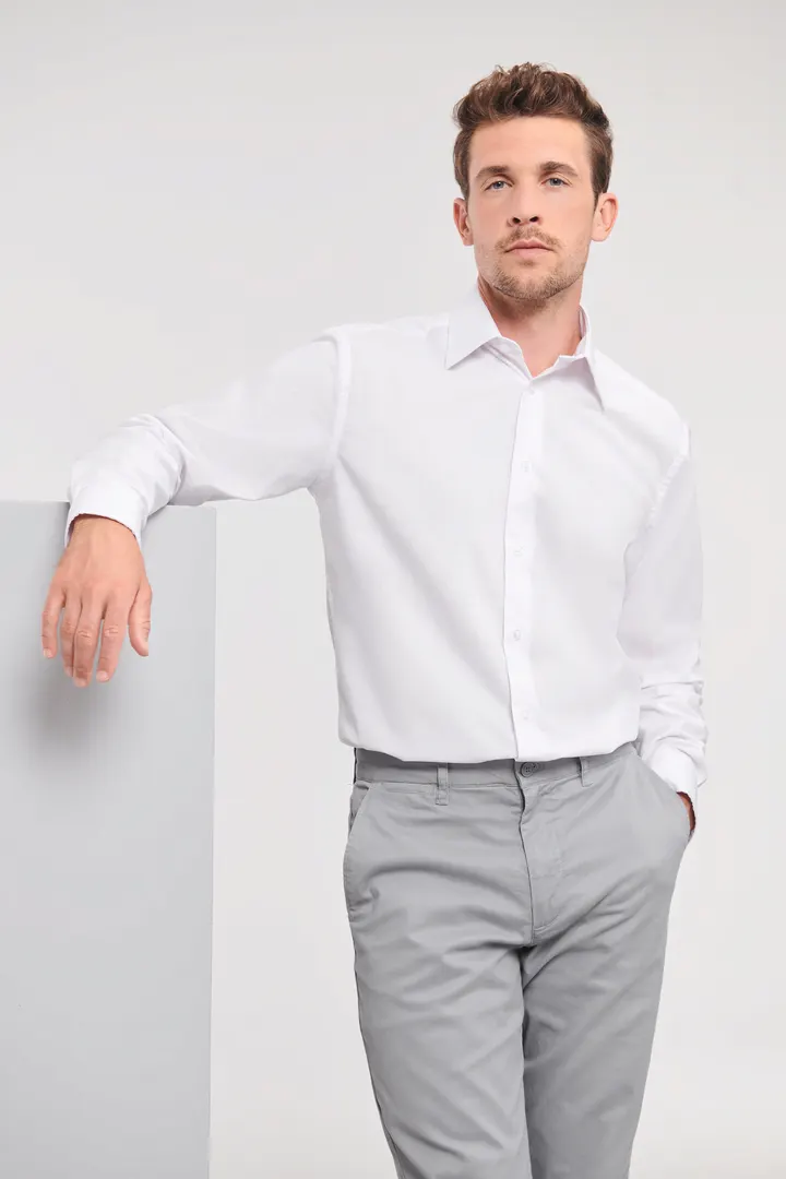 Chemise homme Oxford manches longues 2