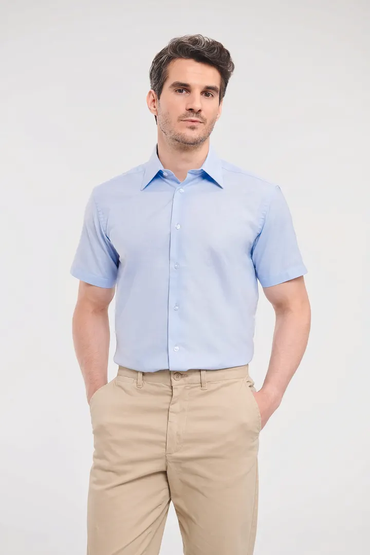 Tailliertes Oxford Hemd -⁠ Kurzarm 2