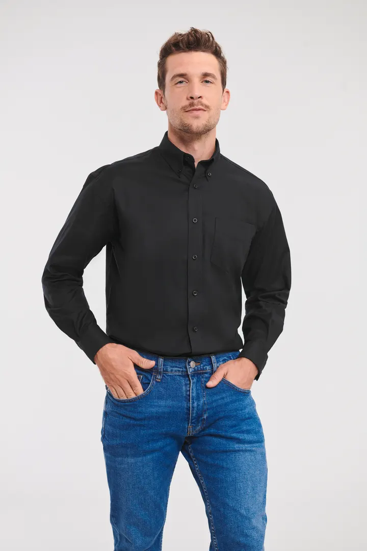 Men's Long Sleeve Easy Care Oxford Shirt 2