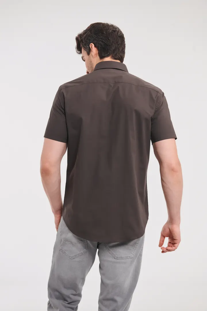 Men's Short Sleeve Easy Care Fitted Shirt 1