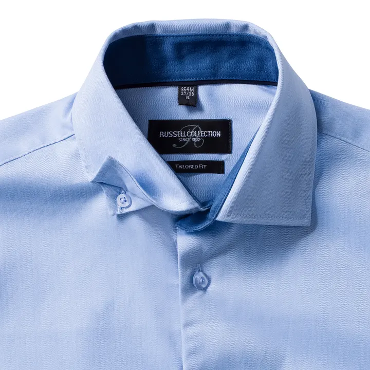Long sleeve herringbone shirt 4