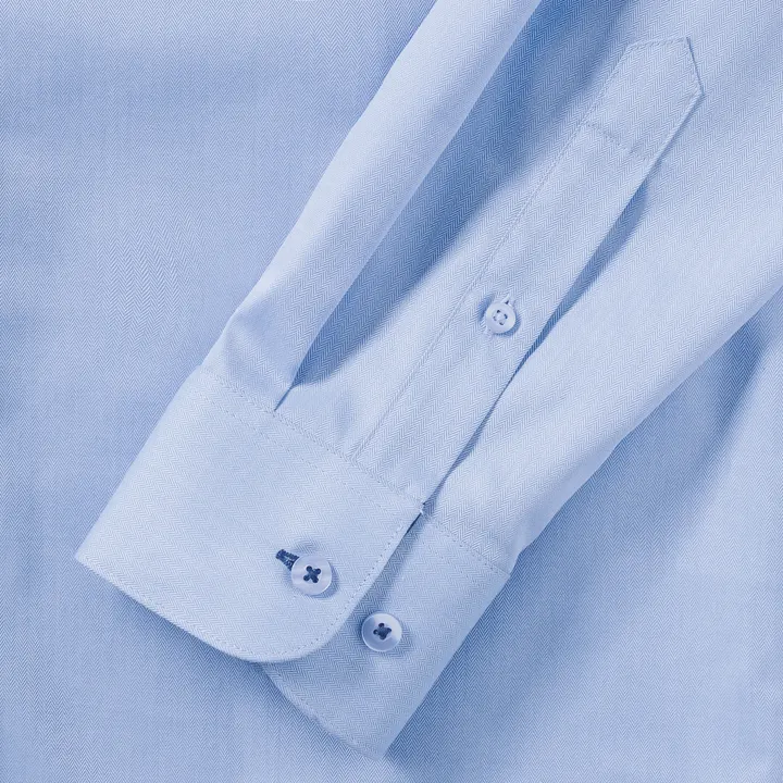 Long sleeve herringbone shirt 6