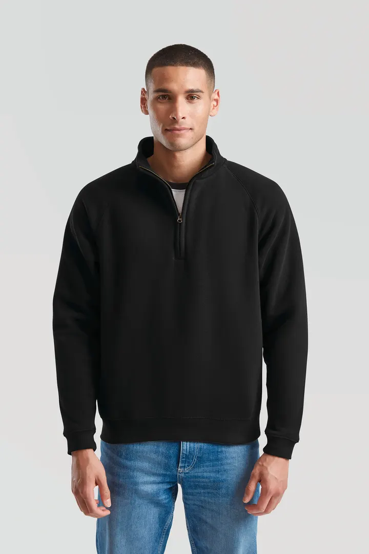 Sweat-shirt col zippé Premium (62-032-0) 3