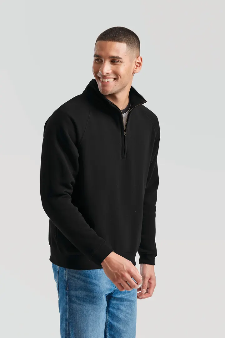 Sweat-shirt col zippé Premium (62-032-0) 4