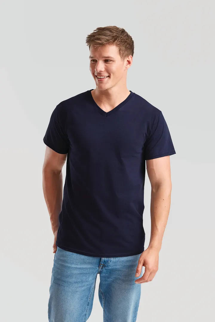 T-shirt homme col v Valueweight (61-066-0) 3