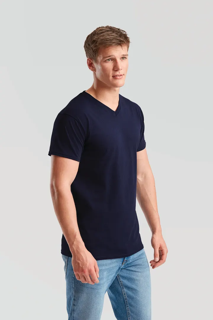 T-shirt homme col v Valueweight (61-066-0) 4