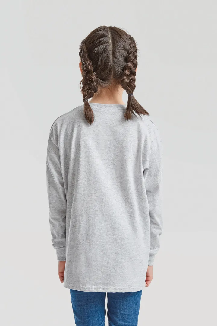 T-shirt enfant manches longues Valueweight (61-007-0) 2