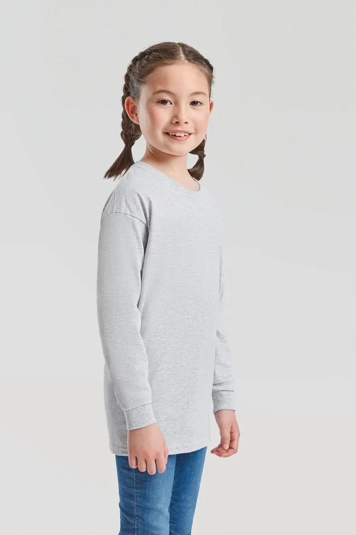 T-shirt enfant manches longues Valueweight (61-007-0) 4