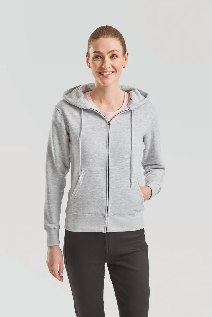 Lady-fit Premium Hooded Sweat Jacket (62-118-0) 3