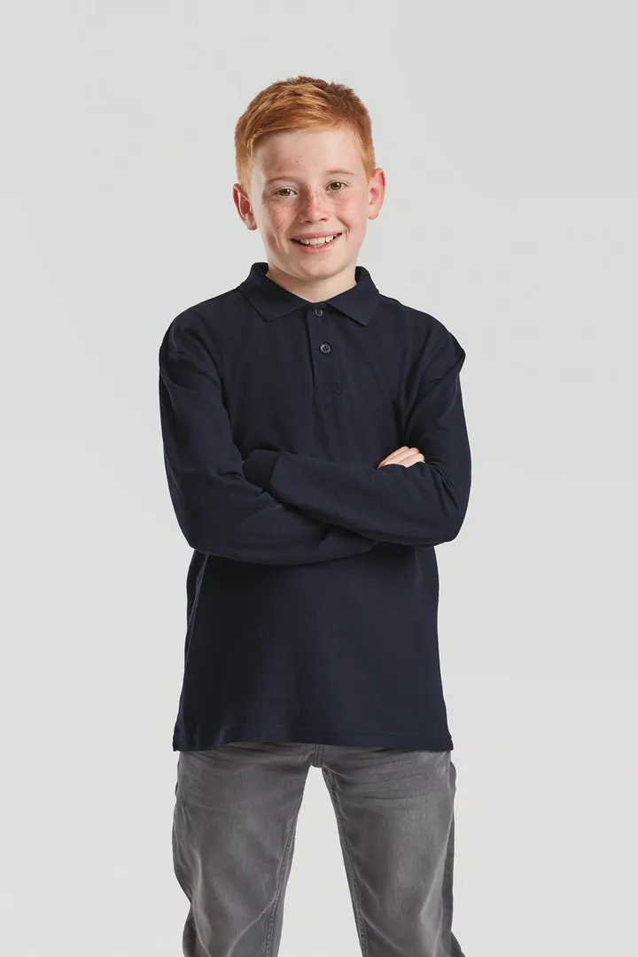Polo enfant 65/35 manches longues 3