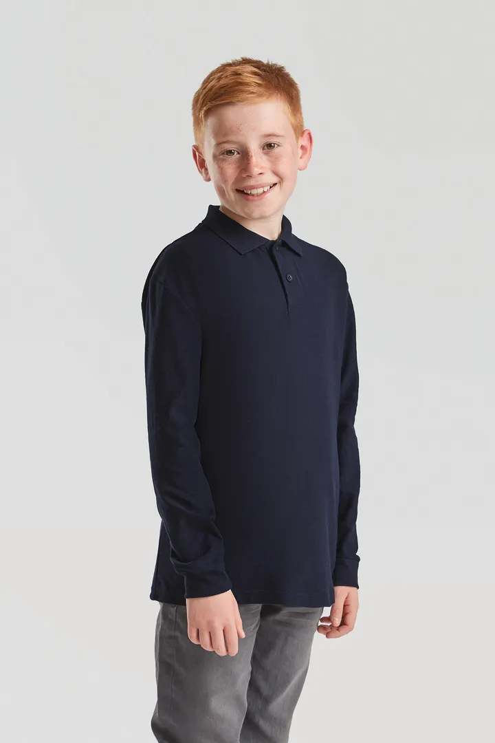 Polo enfant 65/35 manches longues 4