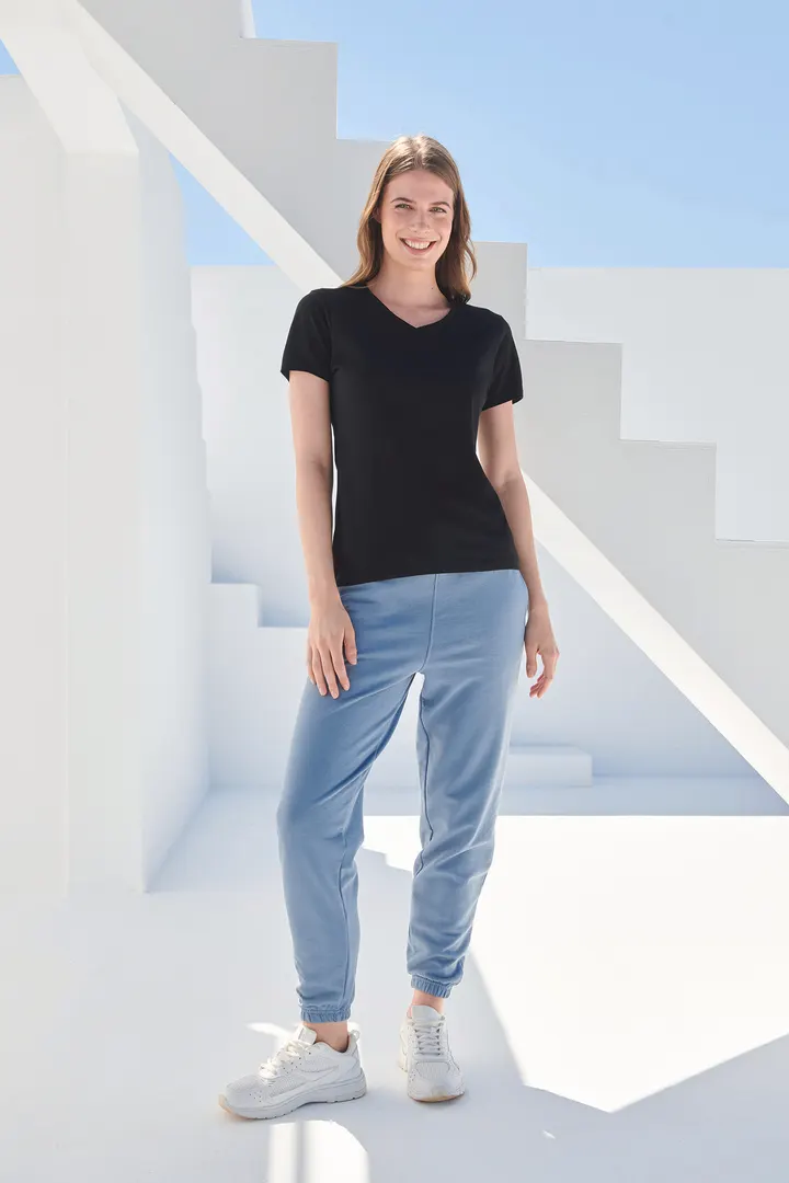 T-shirt femme col v Feel Good 2