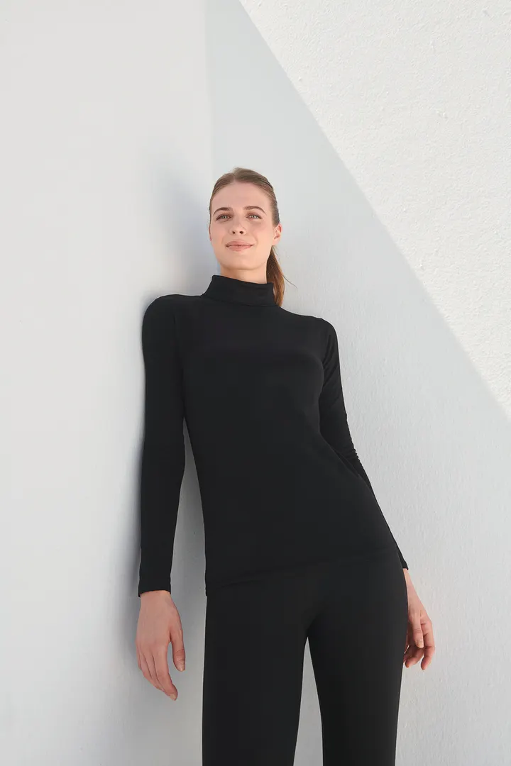 T-shirt Femme col roulé Feel Good 1