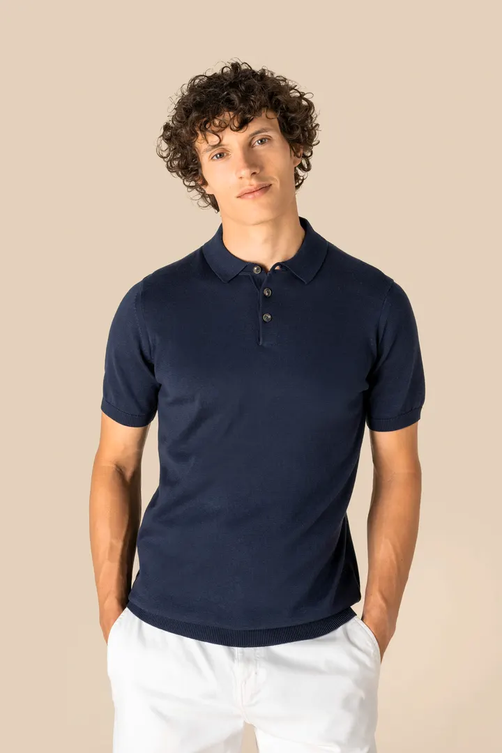 Umweltfreundliches Herren-Polohemd aus Strick 2