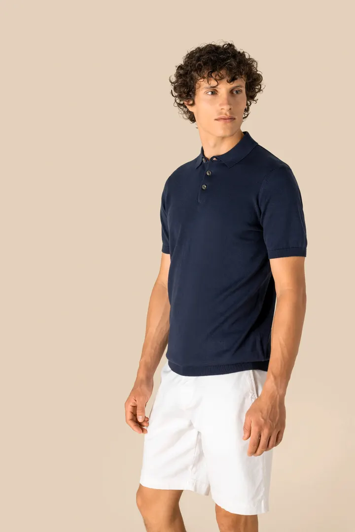 Umweltfreundliches Herren-Polohemd aus Strick 3