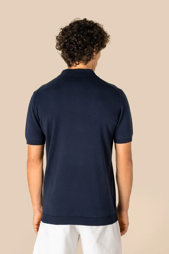 Umweltfreundliches Herren-Polohemd aus Strick 4