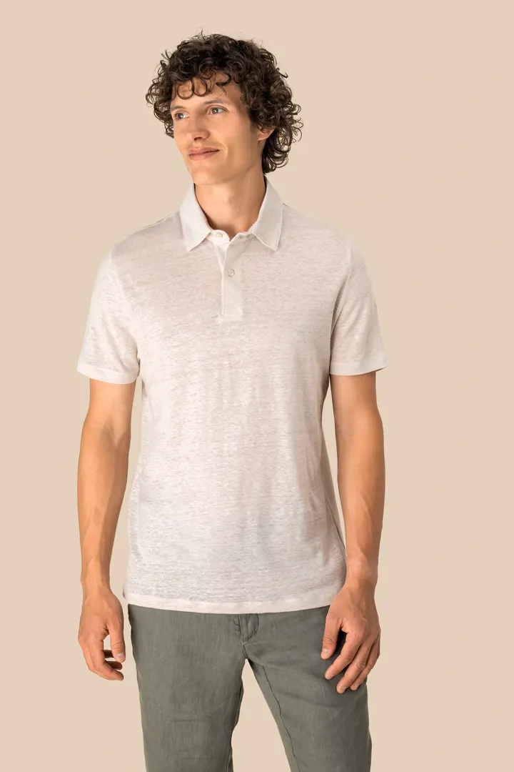 Polo en lin homme 4