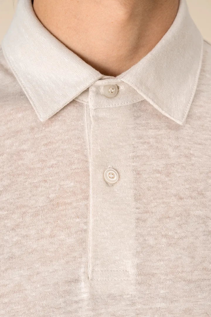 Polo en lin homme 6