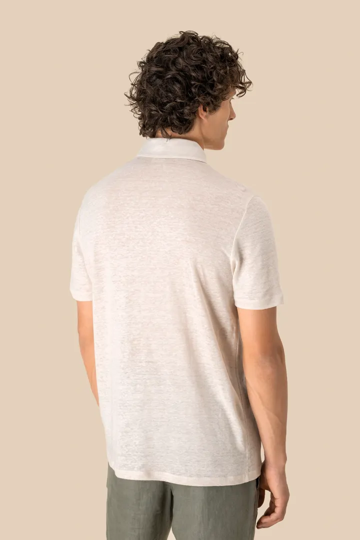 Polo en lin homme 7