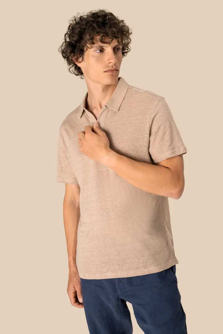 Herren-Polohemd aus Leinen 3