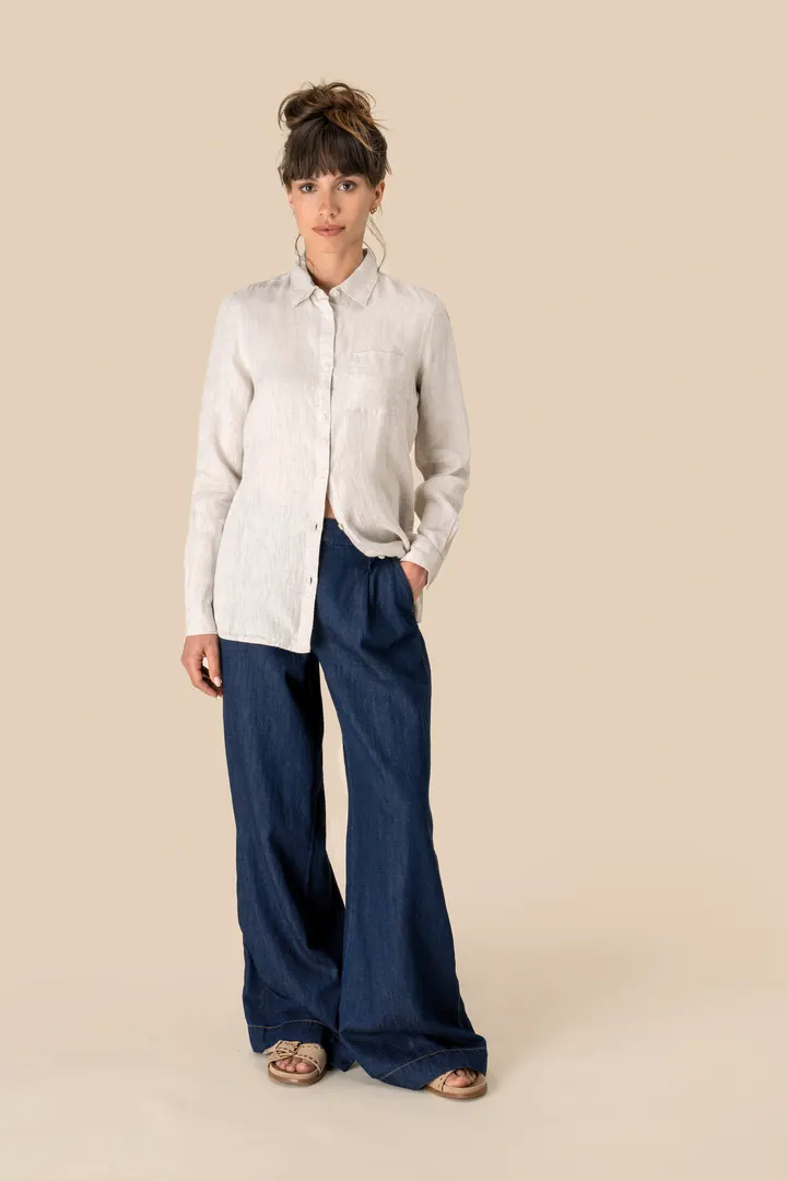 Leinen-Bluse für Damen