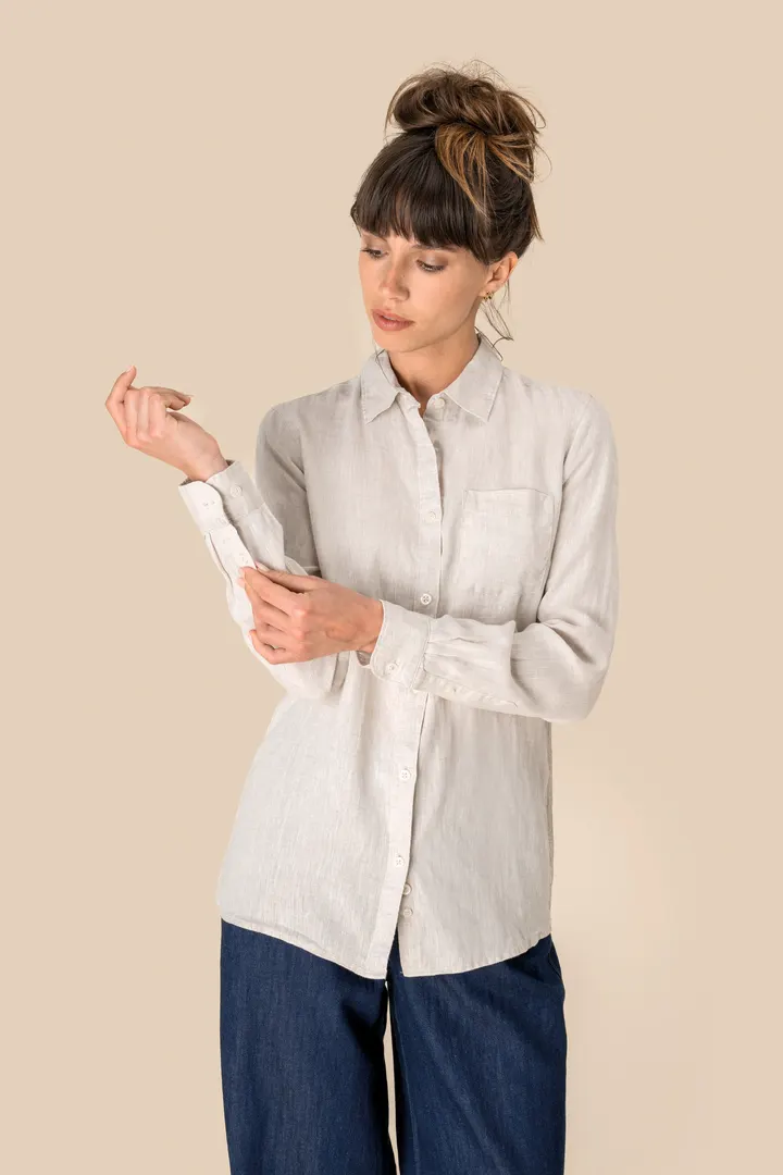 Leinen-Bluse für Damen 2